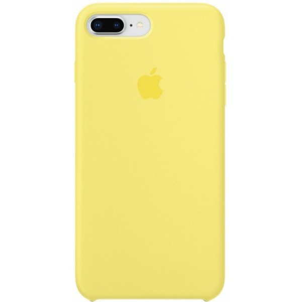 Чехол Silicone Case для iPhone 7/8 Plus желтый