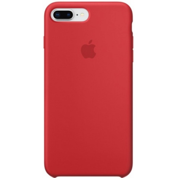 Чехол Silicone Case для iPhone 7/8 Plus красный