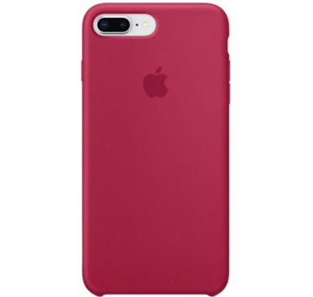 Чехол Silicone Case для iPhone 7/8 Plus малиновый