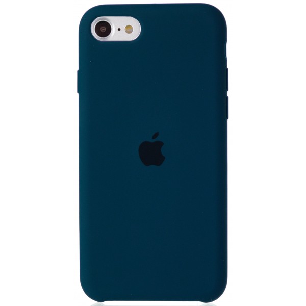 Чехол Silicone Case для iPhone SE 2020 сине-зеленый