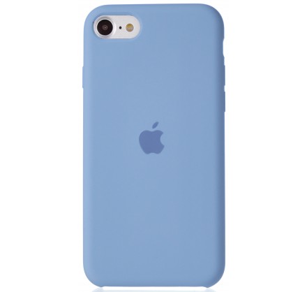 Чехол Silicone Case для iPhone SE 2020 светло-голубой