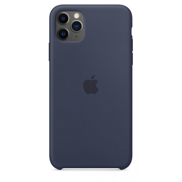 Чехол Silicone Case для iPhone 11 Pro Max темно-синий