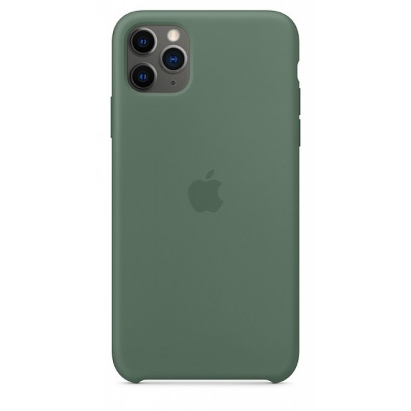 Чехол Silicone Case для iPhone 11 Pro Max темно-зеленый