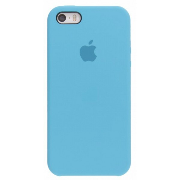 Чехол Silicone Case для iPhone 5/5s/SE синий