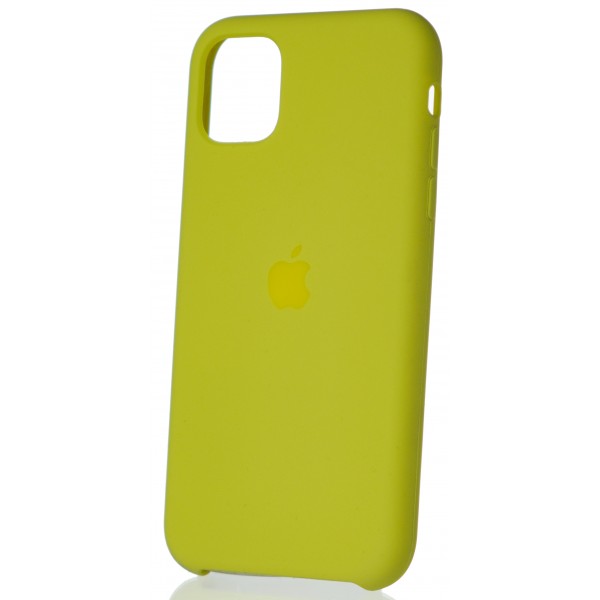 Чехол Silicone Case для iPhone 11 желтый