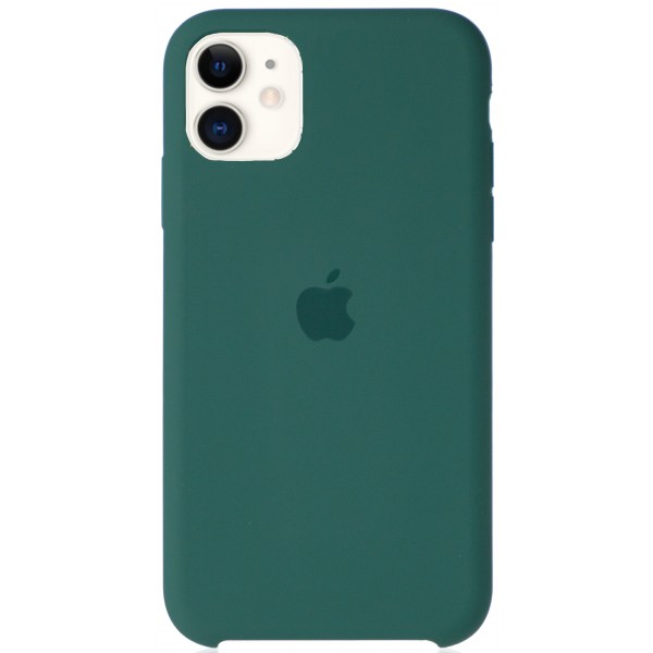 Чехол Silicone Case для iPhone 11 зеленый