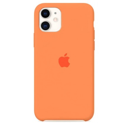 Чехол Silicone Case для iPhone 11 оранжевый