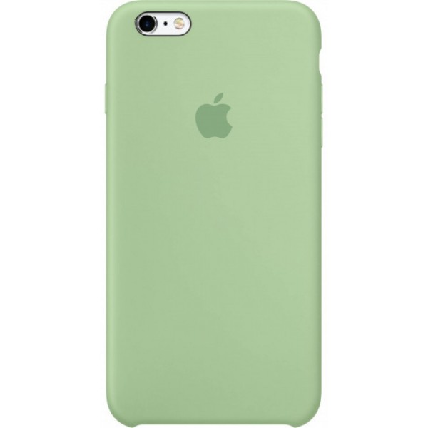 Чехол Silicone Case качество Lux для iPhone 6 Plus/6s Plus зеленый