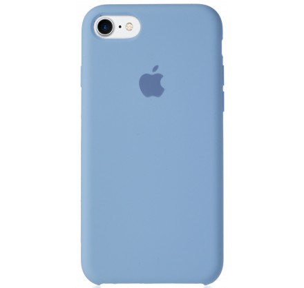 Чехол Silicone Case для iPhone 7/8 светло-голубой