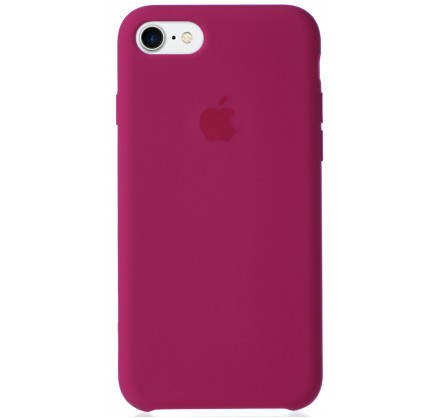 Чехол Silicone Case для iPhone 7/8 светло-вишневый