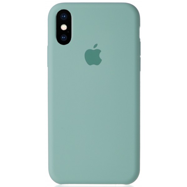 Чехол Silicone Case для iPhone Xs Max бирюзовый