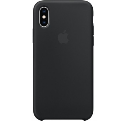 Чехол Silicone Case для iPhone Xs Max черный