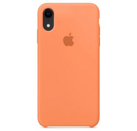 Чехол Silicone Case для iPhone XR светло-оранжевый