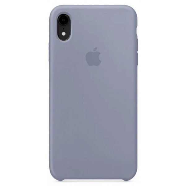 Чехол Silicone Case для iPhone XR темно-лавандовый