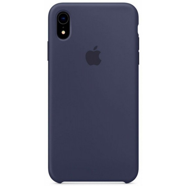 Чехол Silicone Case для iPhone XR темно-синий