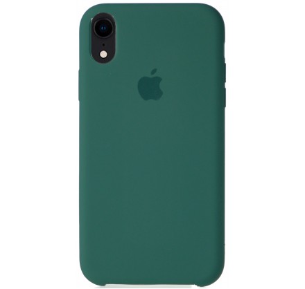 Чехол Silicone Case для iPhone XR темно-зеленый