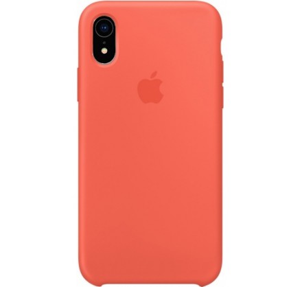 Чехол Silicone Case качество Lux для iPhone XR оранжевы...