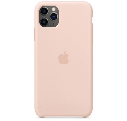 Чехол Silicone Case для iPhone 11 Pro Max светло-розовы...