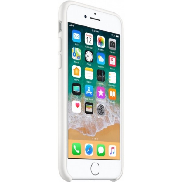 Чехол Silicone Case качество Lux для iPhone 7/8 белый