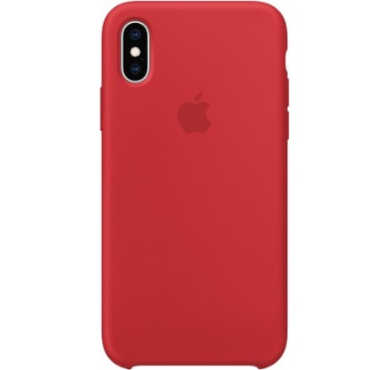 Чехол Silicone Case качество Lux для iPhone Xs Max крас...