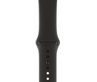 Apple Watch Series 5, 44 мм, корпус из алюминия цвета «серый космос», спортивный ремешок черного цвета