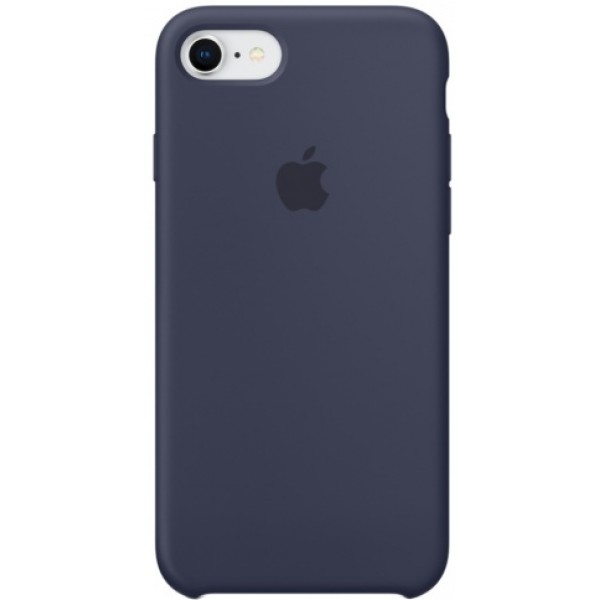 Чехол Silicone Case качество Lux для iPhone 7/8 темно синий
