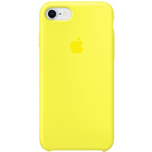 Чехол Silicone Case качество Lux для iPhone 7/8 желтый