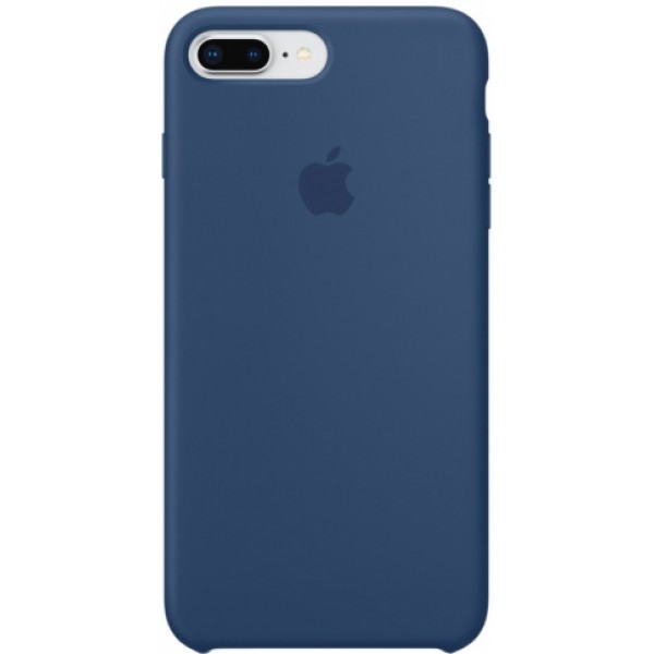 Чехол Silicone Case качество Lux для iPhone 7 Plus/8 Plus синий кобальт