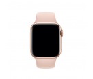 Силиконовый ремешок Apple Watch 42/44мм светло-розовый