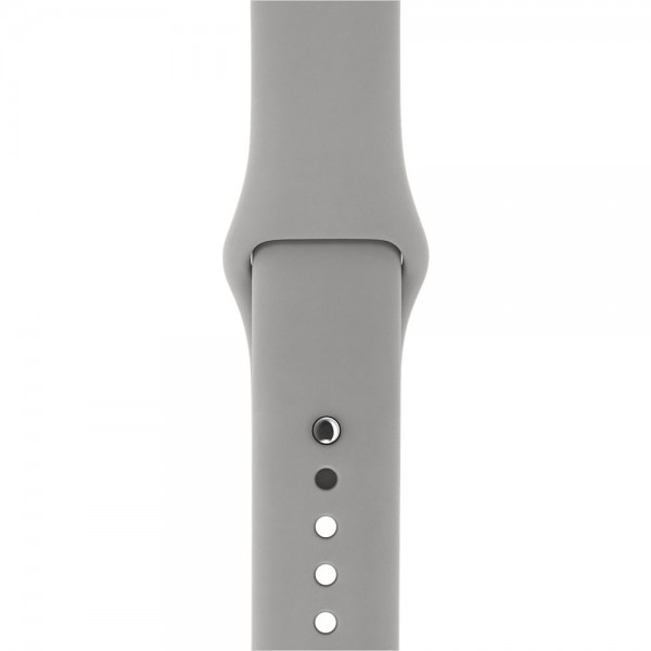 Силиконовый ремешок Apple Watch 38/40мм серый