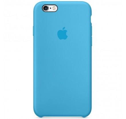 Чехол Silicone Case качество Lux для iPhone 6/6s голубо...