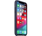 Чехол Silicone Case качество Lux для iPhone X/Xs темно-синий