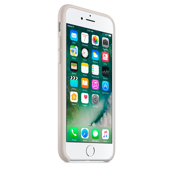 Чехол Silicone Case качество Lux для iPhone 7/8 светло-серый