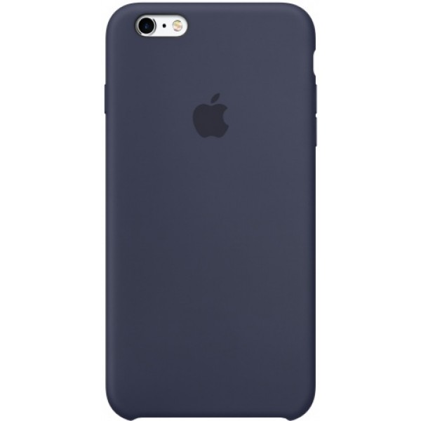 Чехол Silicone Case качество Lux для iPhone 6 Plus/6s Plus темно-синий