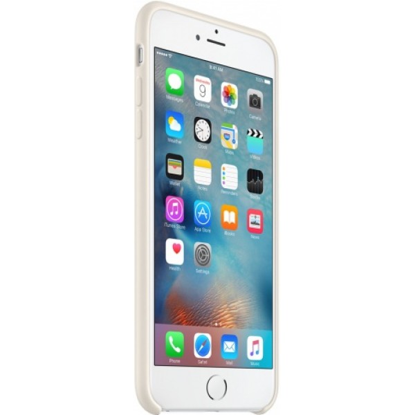 Чехол Silicone Case качество Lux для iPhone 6 Plus/6s Plus бежевый