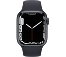 Apple Watch Series 7, 41 мм, корпус из алюминия цвета (тёмная ночь), спортивный ремешок цвета (тёмная ночь)
