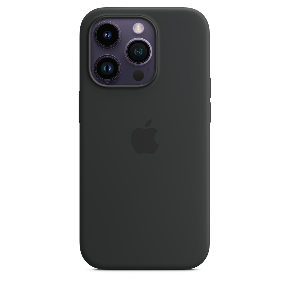 Чехол Silicone Case magsafe качество Lux для iPhone 14 Pro Max черный в Тюмени