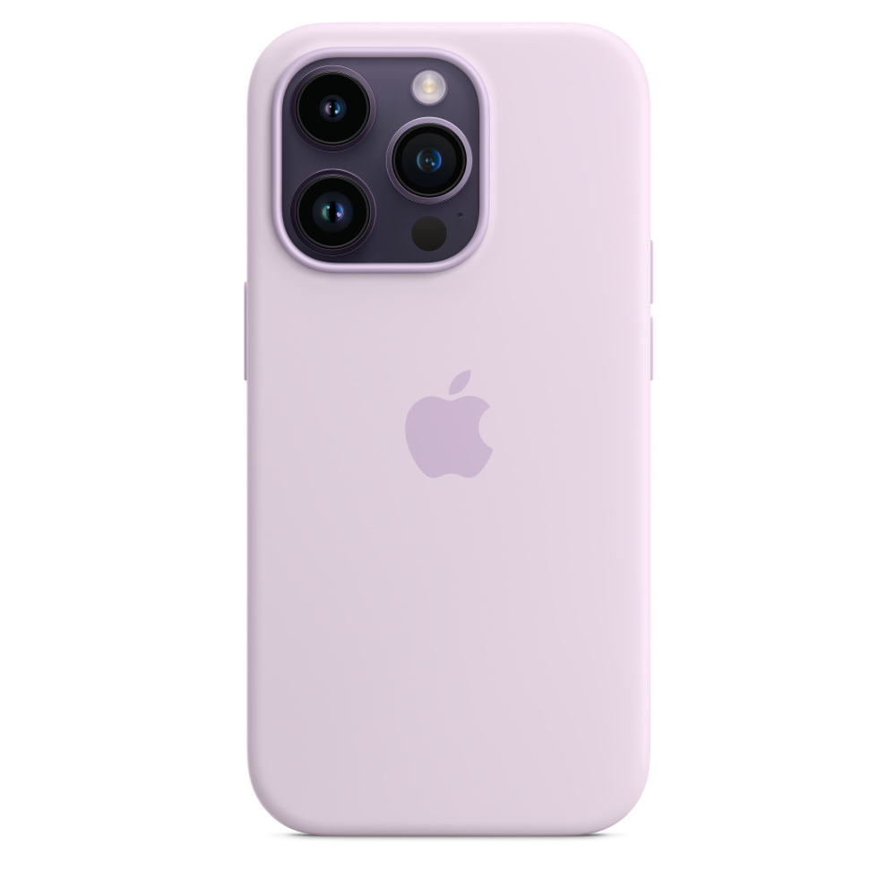 Чехол Silicone Case magsafe качество Lux для iPhone 14 Pro Max сиреневый