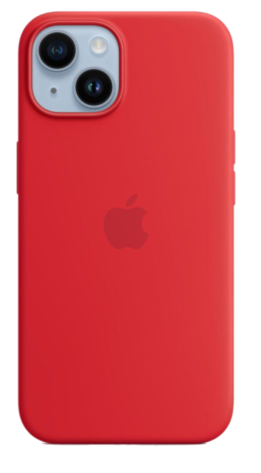 Чехол Silicone Case magsafe качество Lux для iPhone 14 Plus красный