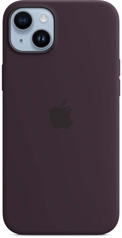 Чехол Silicone Case magsafe качество Lux для iPhone 14 бузина в Тюмени