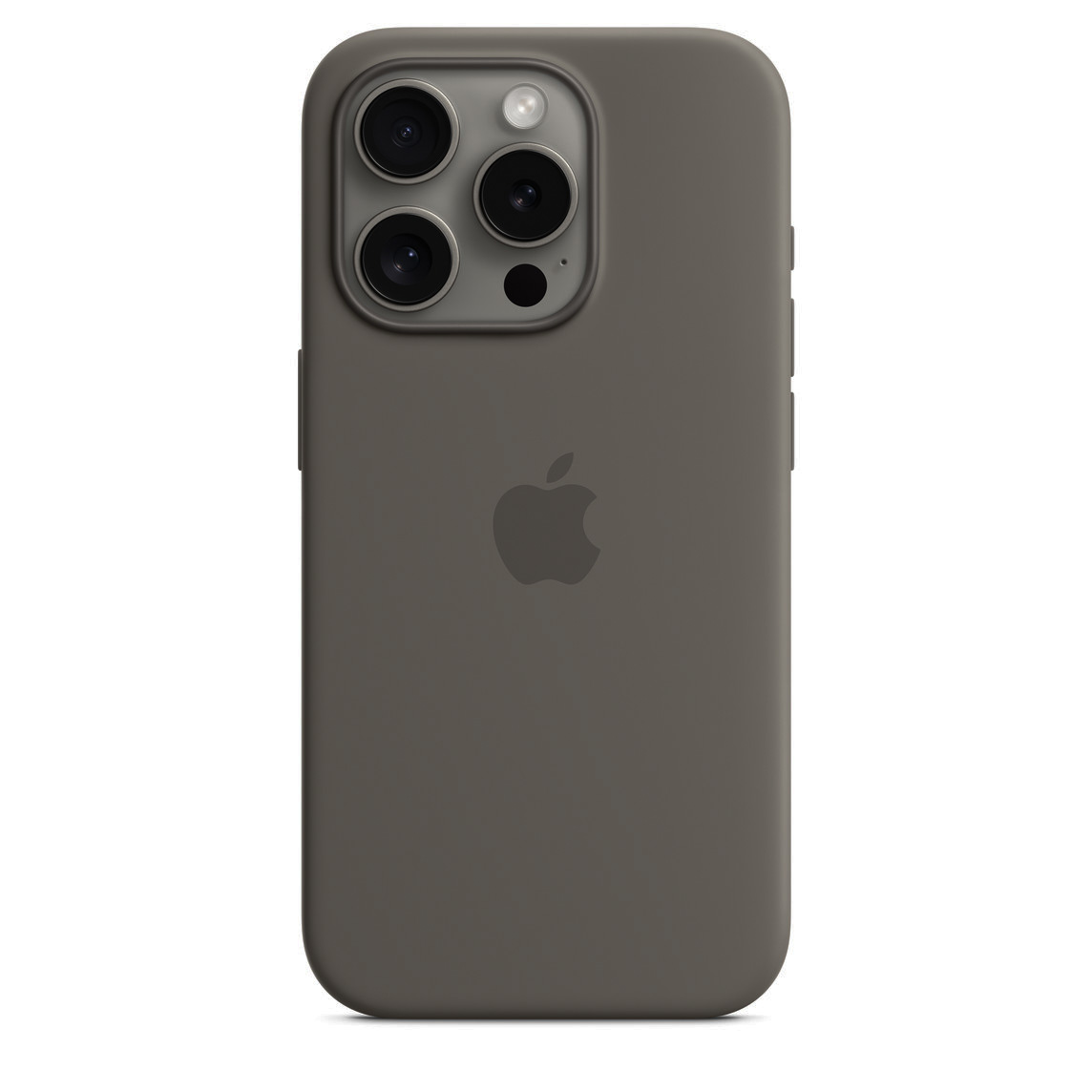 Чехол Silicone Case magsafe качество Lux для iPhone 15 Pro Max серый в Тюмени