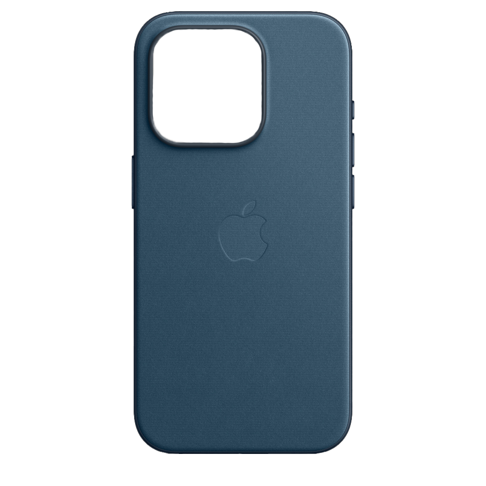 Чехол Leather Case magsafe для iPhone 15 Pro темно-синий