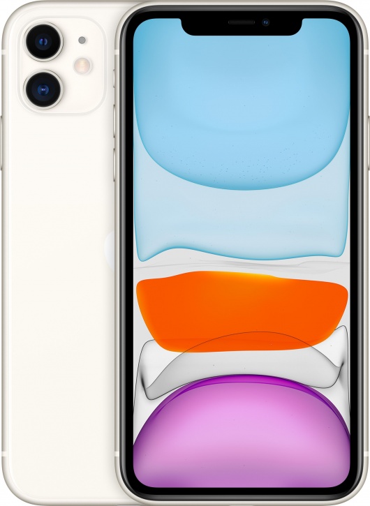 Apple iPhone 11 64GB DUAL SIM (белый) в Тюмени
