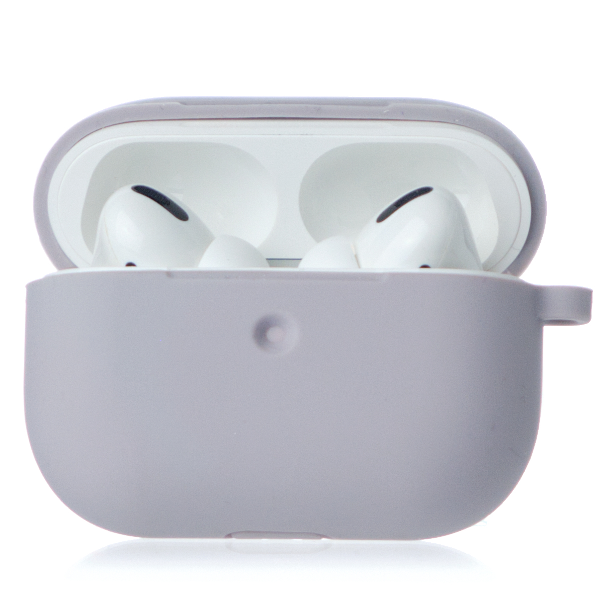 Чехол AirPods Pro Soft-touch серо-лавандовый