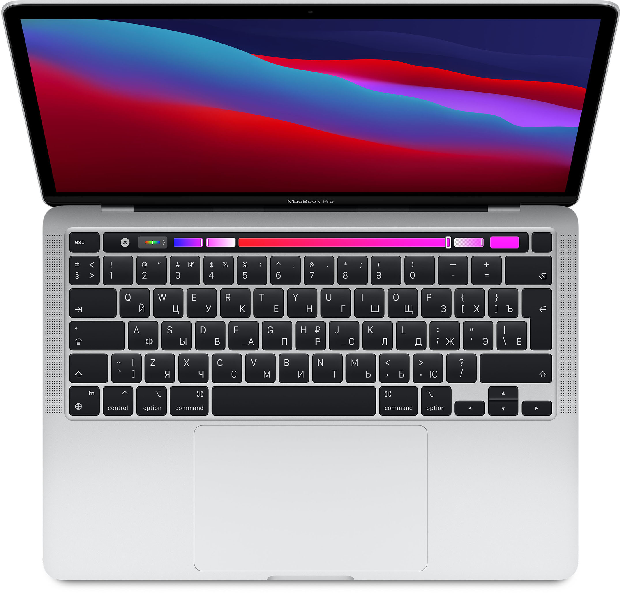 Apple MacBook Pro 13" (M1 2020 MYDA2LL/A) 256Gb Touch Bar (серебристый)