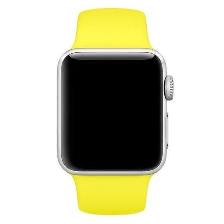 Силиконовый ремешок Apple Watch 38/40мм желтый 