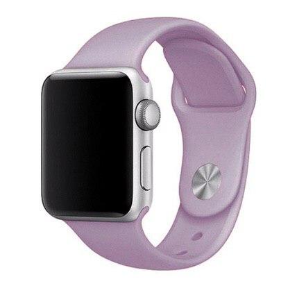 Силиконовый ремешок Apple Watch 38/40мм пурпурный в Тюмени