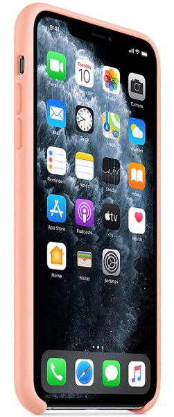 Чехол Silicone Case качество Lux для iPhone 11 Pro розовый грейпфрут