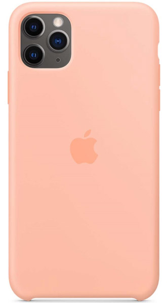 Чехол Silicone Case качество Lux для iPhone 11 Pro розовый грейпфрут в Тюмени