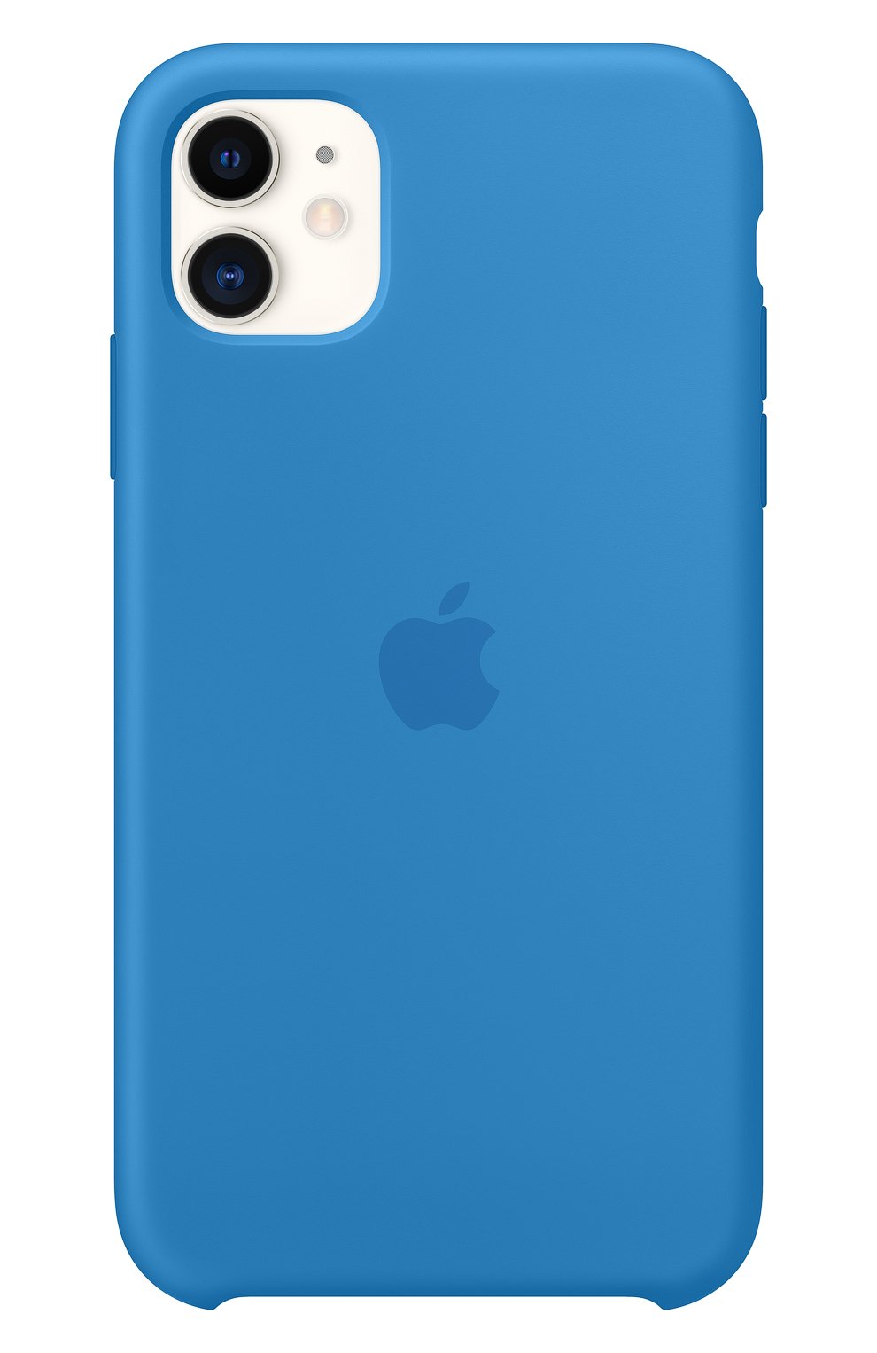 Чехол Silicone Case качество Lux для iPhone 11 синяя волна в Тюмени